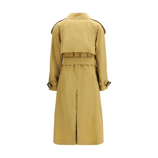 Burberry Beige Polyester Trenchcoat by Burberry