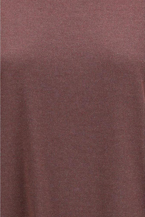 Brunello Cucinelli Bordeaux Nylon T-Shirt by Brunello Cucinelli
