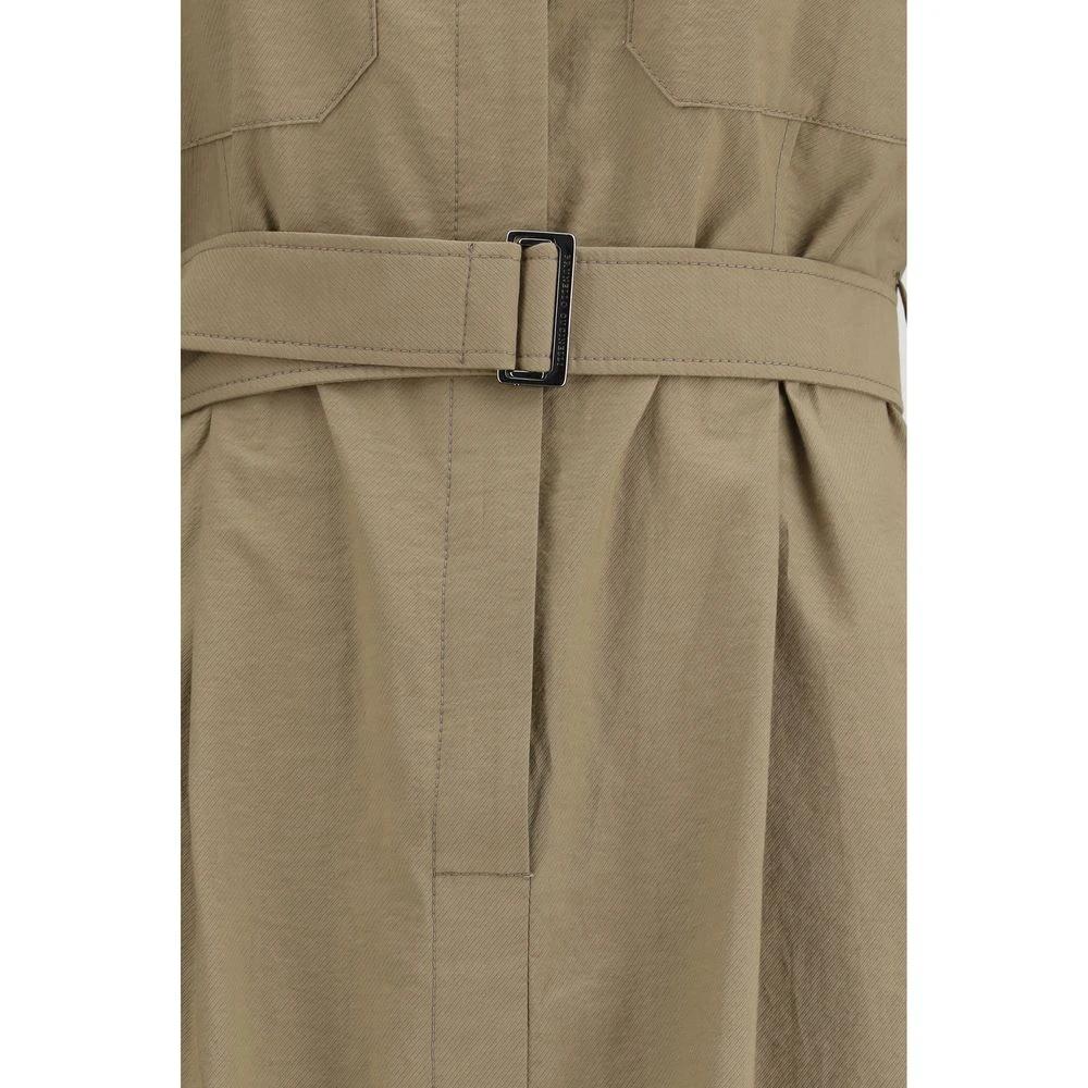 Brunello Cucinelli Beige Cotton Casual Dress by Brunello Cucinelli