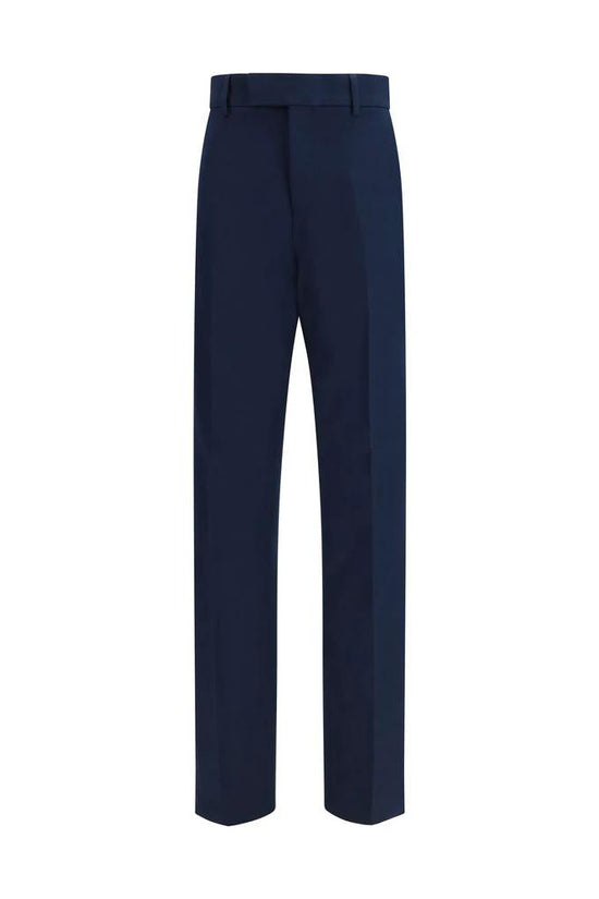 Ferragamo Blaue Baumwoll-Chino-Hose by Ferragamo