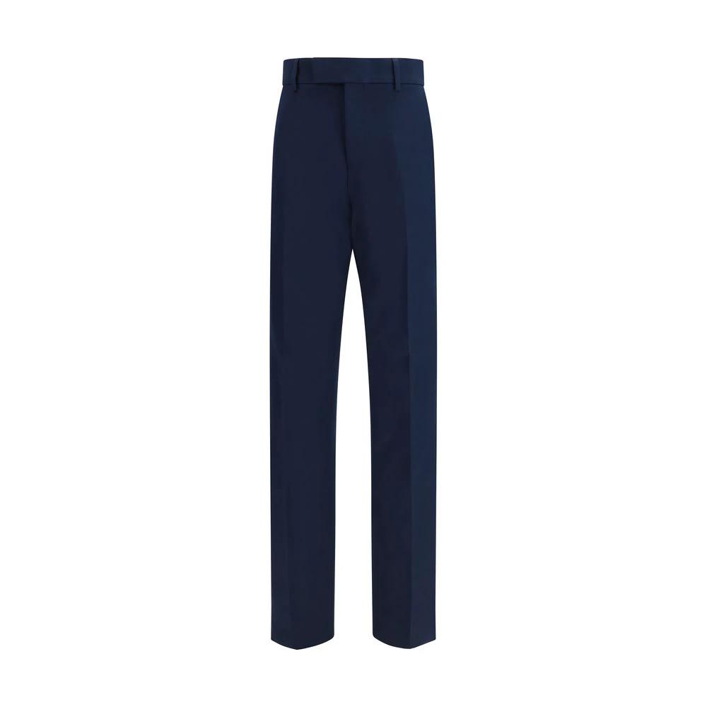 Ferragamo Blaue Baumwoll-Chino-Hose by Ferragamo