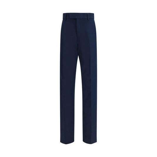 Ferragamo Blaue Baumwoll-Chino-Hose by Ferragamo
