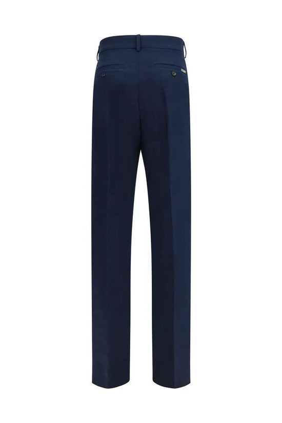 Ferragamo Blaue Baumwoll-Chino-Hose by Ferragamo