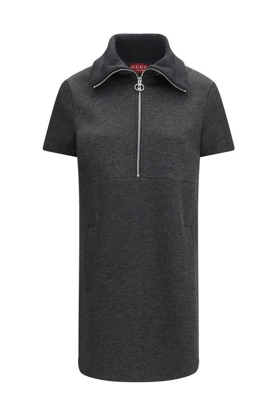 Gucci Graues Baumwoll-Freizeitkleid by Gucci