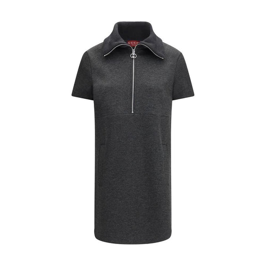 Gucci Graues Baumwoll-Freizeitkleid by Gucci