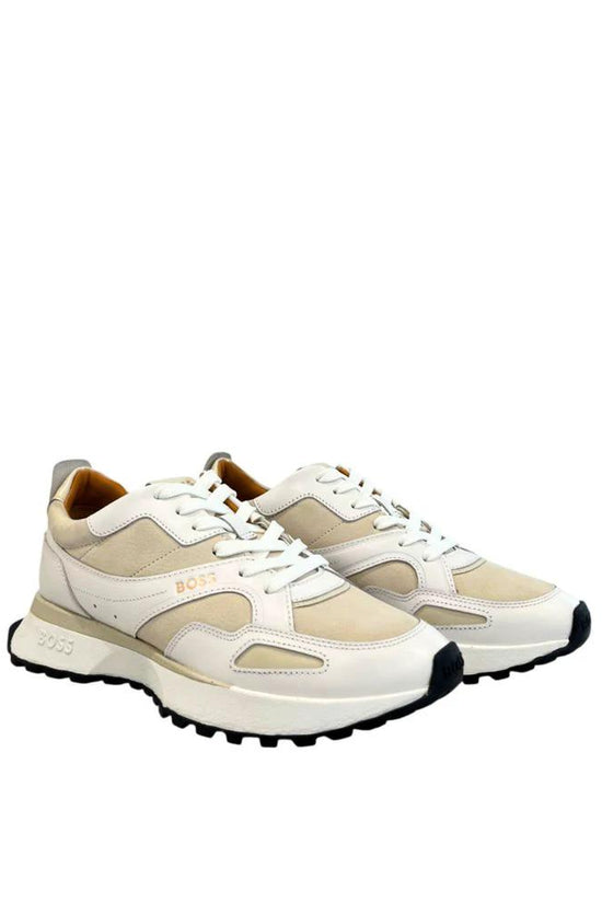 Hugo Boss Weiße Leder-Sneaker für Herren by Hugo Boss