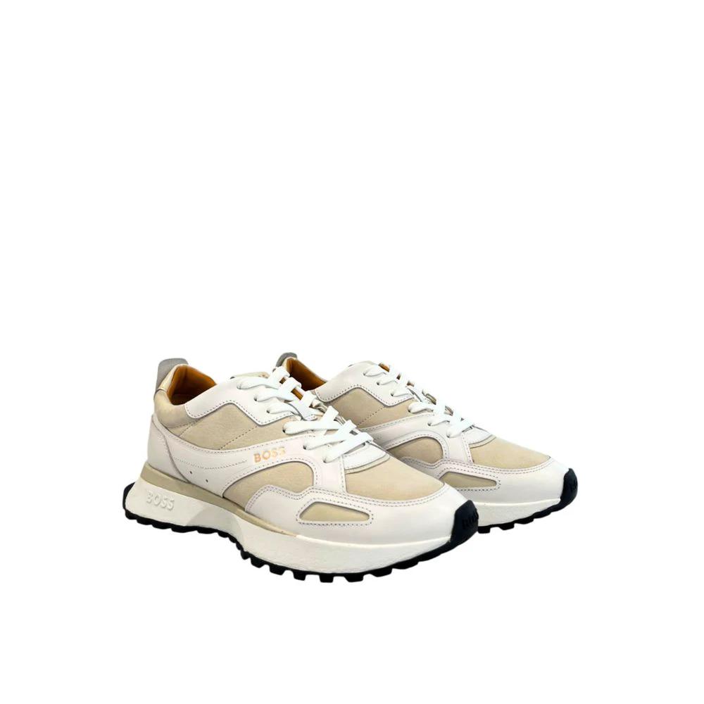 Hugo Boss Weiße Leder-Sneaker für Herren by Hugo Boss