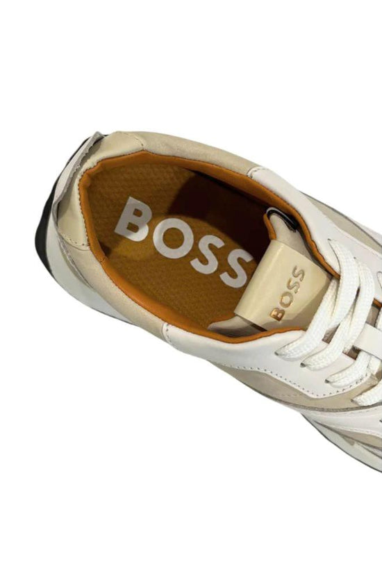 Hugo Boss Weiße Leder-Sneaker für Herren by Hugo Boss