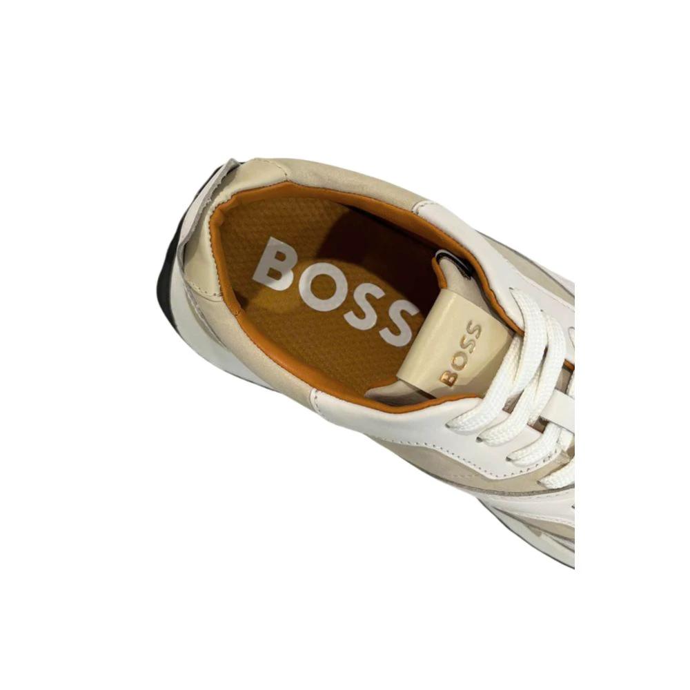 Hugo Boss Weiße Leder-Sneaker für Herren by Hugo Boss
