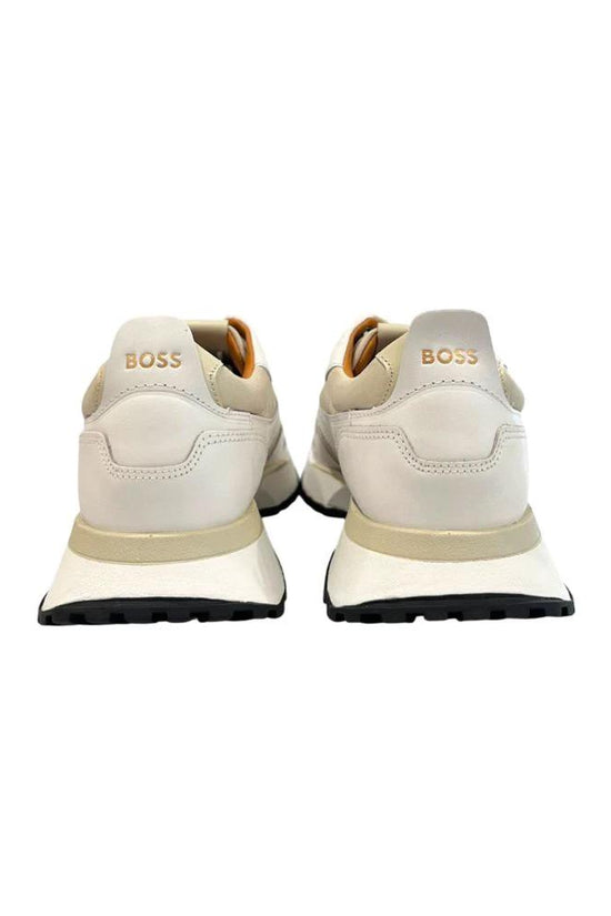 Hugo Boss Weiße Leder-Sneaker für Herren by Hugo Boss