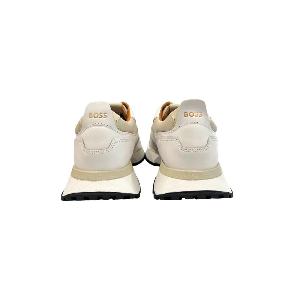 Hugo Boss Weiße Leder-Sneaker für Herren by Hugo Boss