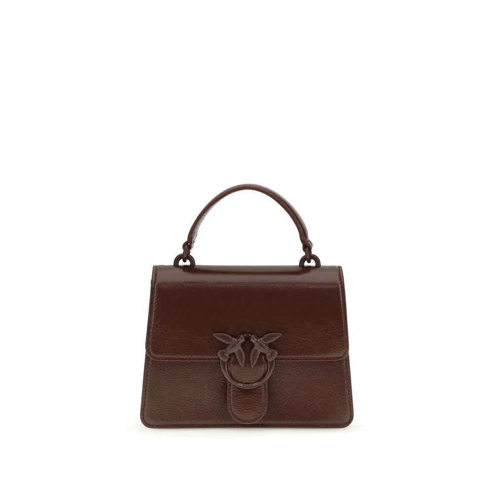 PINKO Braune Ziegenleder-Handtasche by PINKO