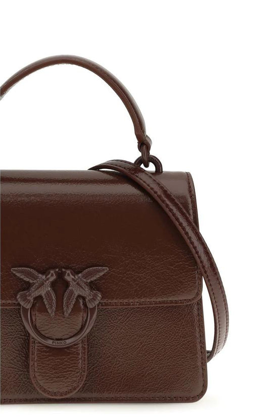 PINKO Braune Ziegenleder-Handtasche by PINKO