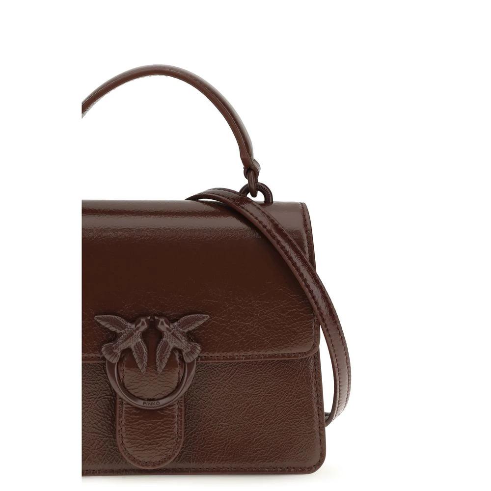 PINKO Braune Ziegenleder-Handtasche by PINKO