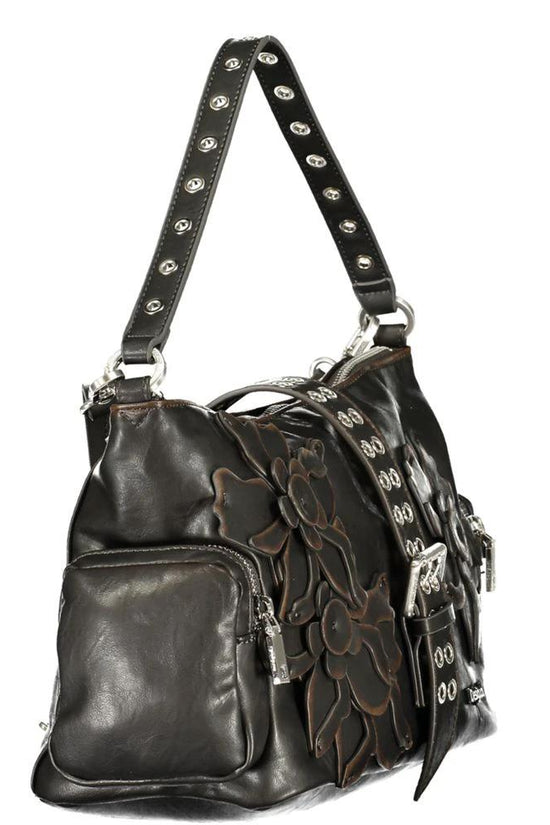 Desigual Damenhandtasche aus Polyurethan in Marrone by Desigual