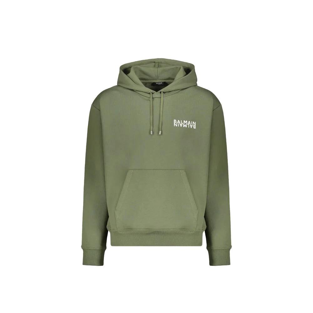 Balmain Zweifarbige Baumwollkapuzenjacke by Balmain