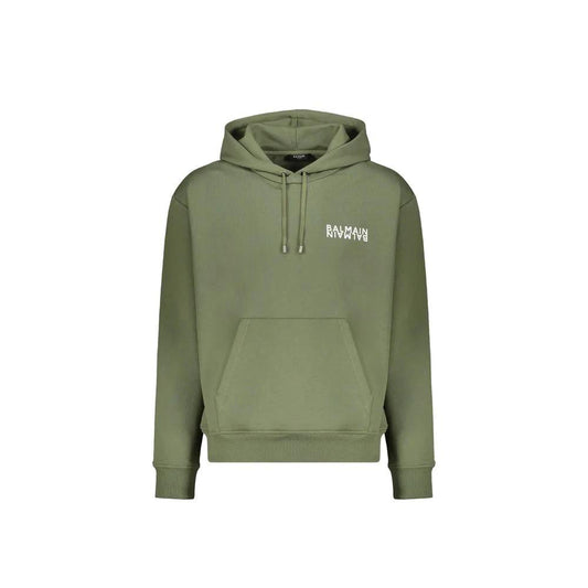 Balmain Zweifarbige Baumwollkapuzenjacke by Balmain
