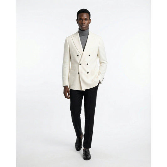 Brunello Cucinelli Cucinelli Weißer Wollblazer by Brunello Cucinelli Cucinelli