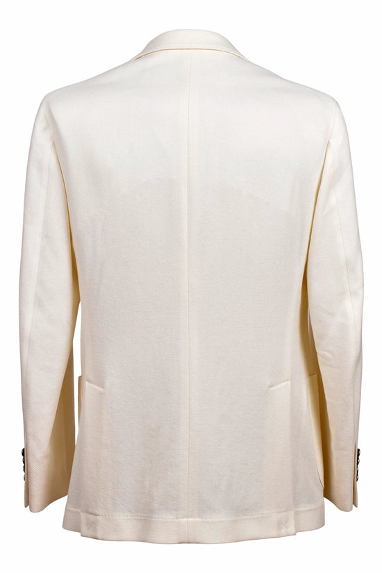 Brunello Cucinelli Weißer Wollblazer by Brunello Cucinelli