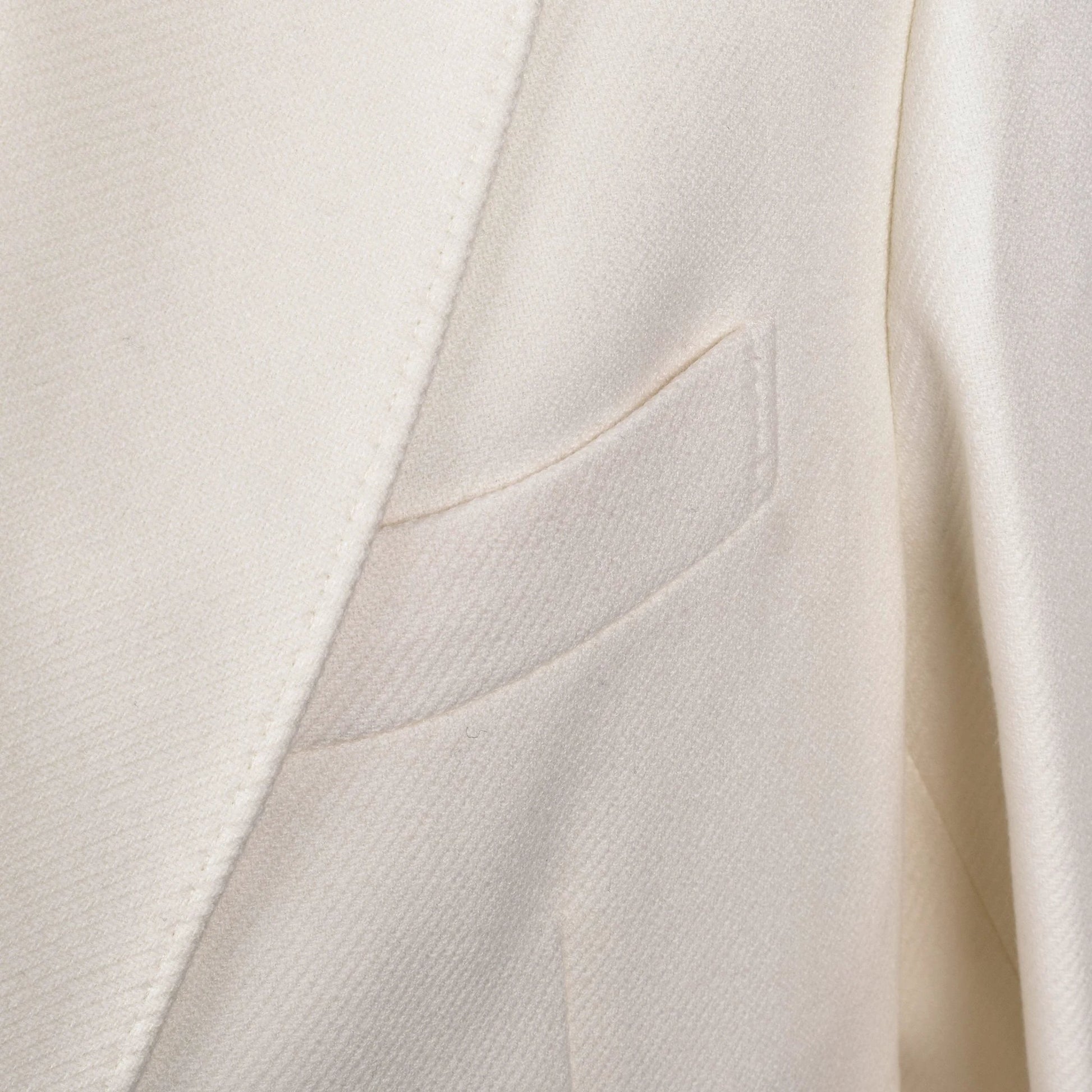 Brunello Cucinelli Weißer Wollblazer by Brunello Cucinelli