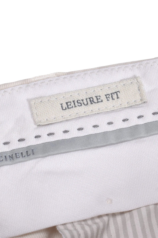 Brunello Cucinelli Weiße Baumwollhose für den Alltag by Brunello Cucinelli