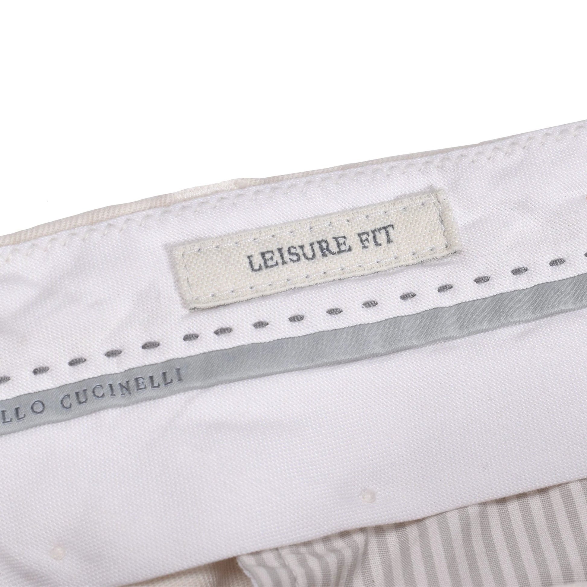 Brunello Cucinelli Weiße Baumwollhose für den Alltag by Brunello Cucinelli