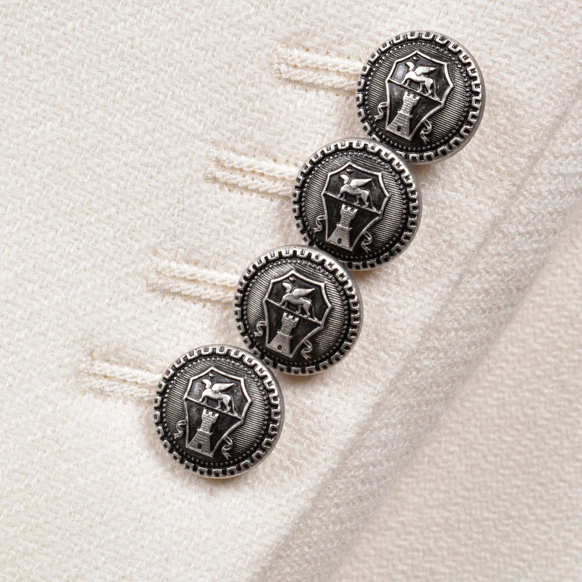 Brunello Cucinelli Weißer Wollblazer by Brunello Cucinelli
