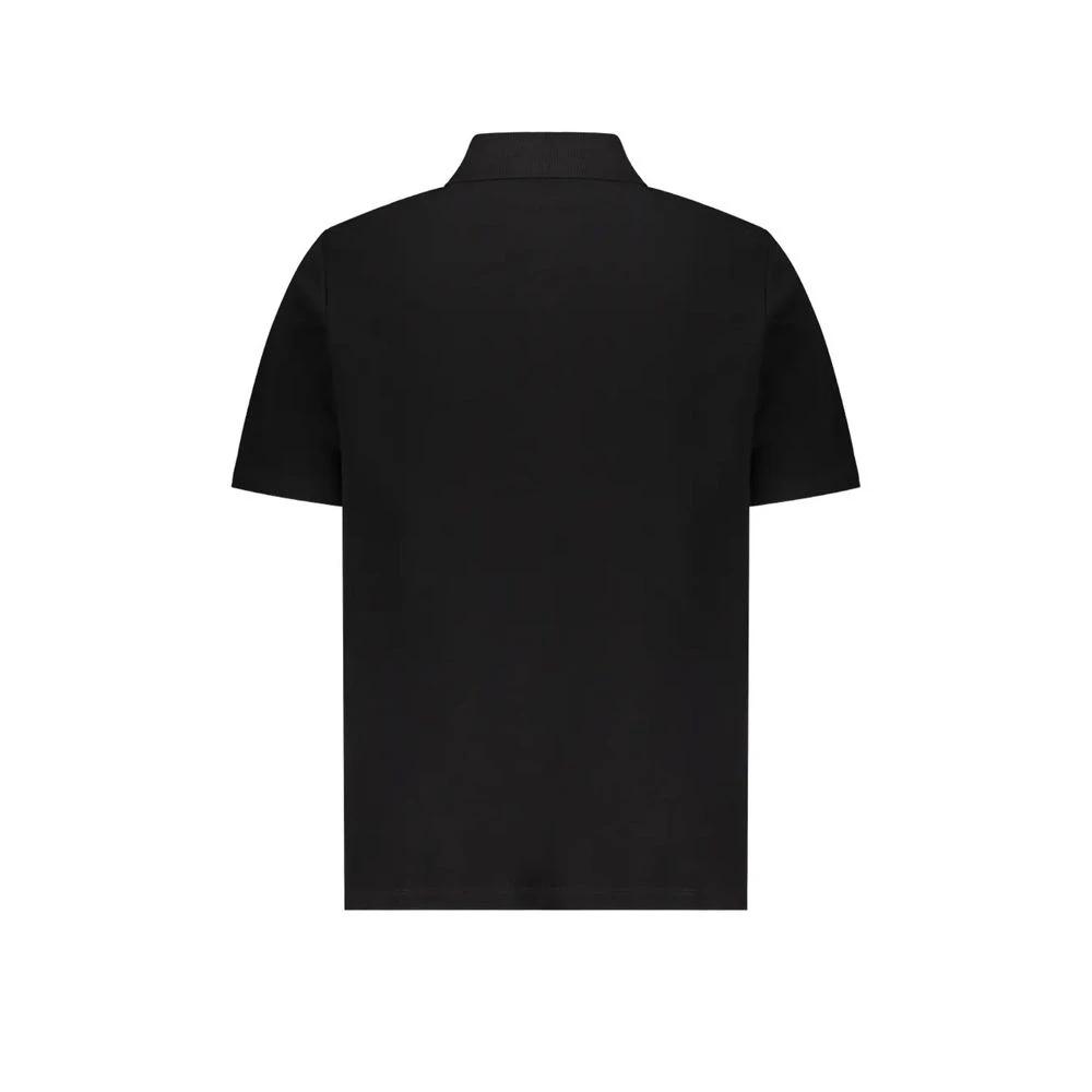Balmain Schwarzes Polo-Shirt aus Baumwolle by Balmain