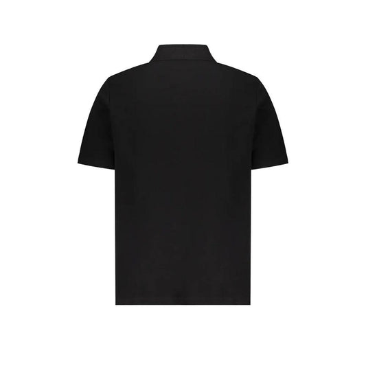 Balmain Schwarzes Polo-Shirt aus Baumwolle by Balmain