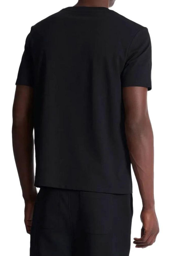 Balmain Schwarzes Baumwoll-T-Shirt by Balmain