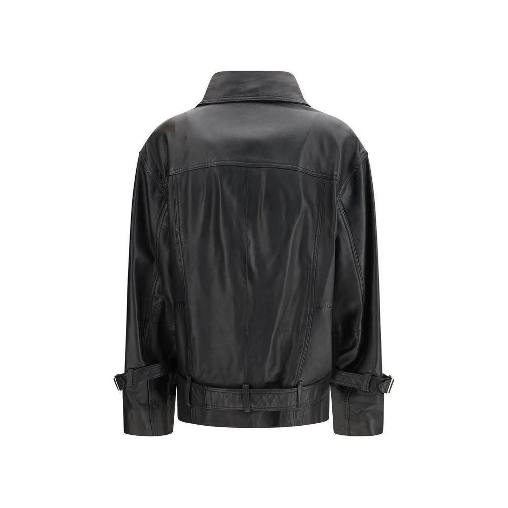 PINKO Schwarze Lederjacke by PINKO