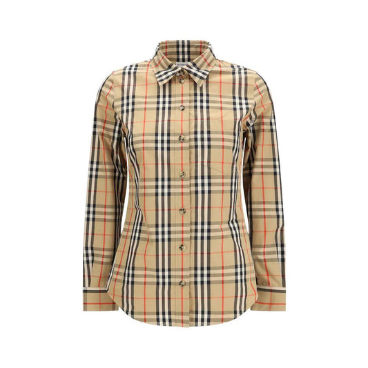 Burberry Mehrfarbiges Baumwollhemd mit Muster by Burberry