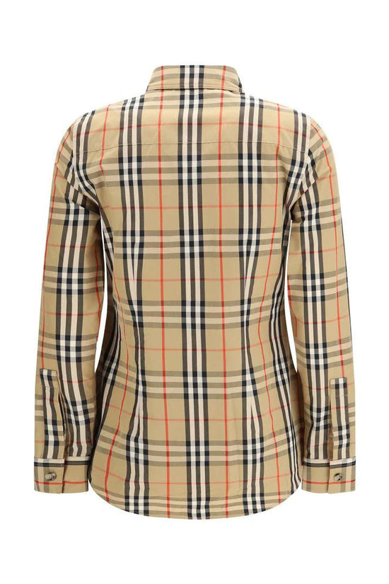 Burberry Mehrfarbiges Baumwollhemd mit Muster by Burberry