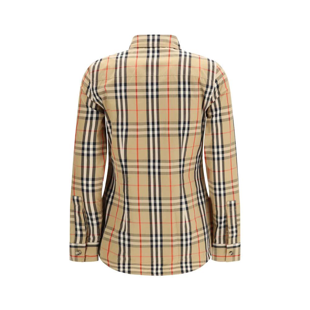 Burberry Mehrfarbiges Baumwollhemd mit Muster by Burberry