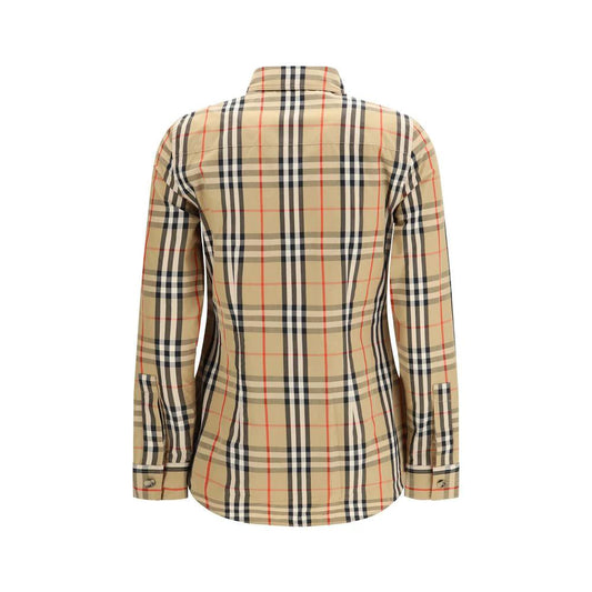 Burberry Mehrfarbiges Baumwollhemd mit Muster by Burberry