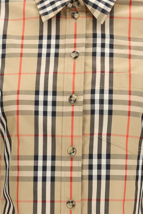 Burberry Mehrfarbiges Baumwollhemd mit Muster by Burberry