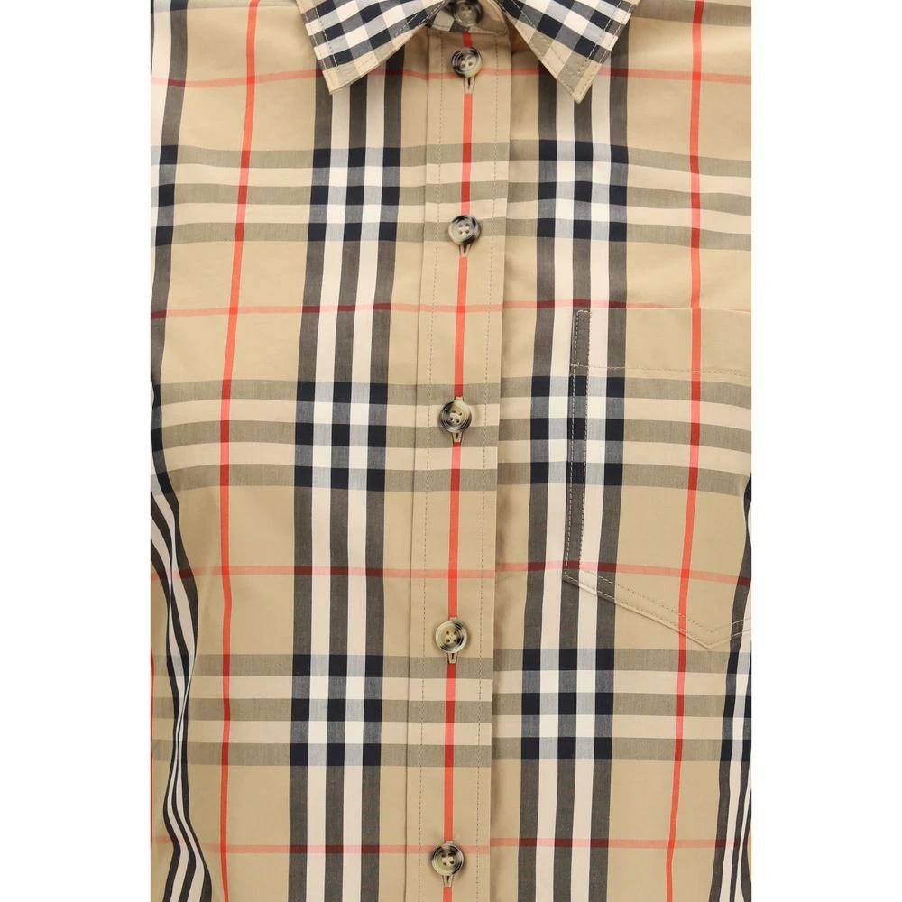 Burberry Mehrfarbiges Baumwollhemd mit Muster by Burberry