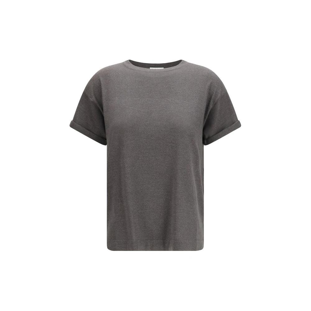 Brunello Cucinelli Cucinelli Graues T-Shirt aus Nylon by Brunello Cucinelli Cucinelli