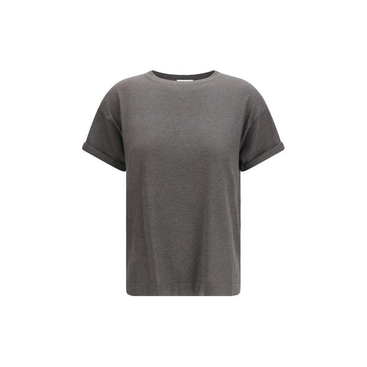 Brunello Cucinelli Cucinelli Graues T-Shirt aus Nylon by Brunello Cucinelli Cucinelli