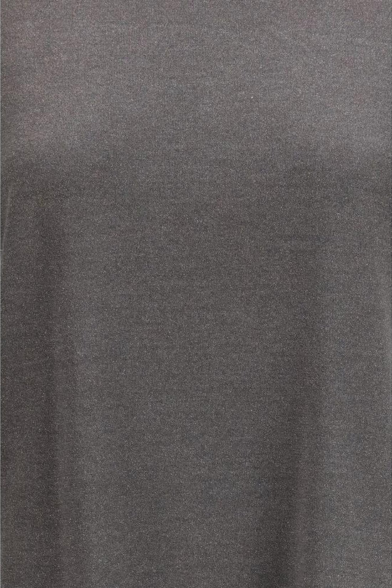 Brunello Cucinelli Graues T-Shirt aus Nylon by Brunello Cucinelli