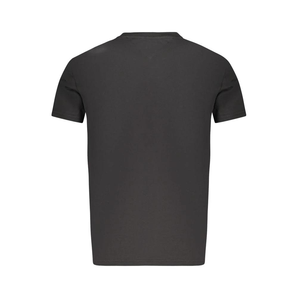 Tommy Hilfiger Schwarzes Baumwoll-T-Shirt für Herren by Tommy Hilfiger