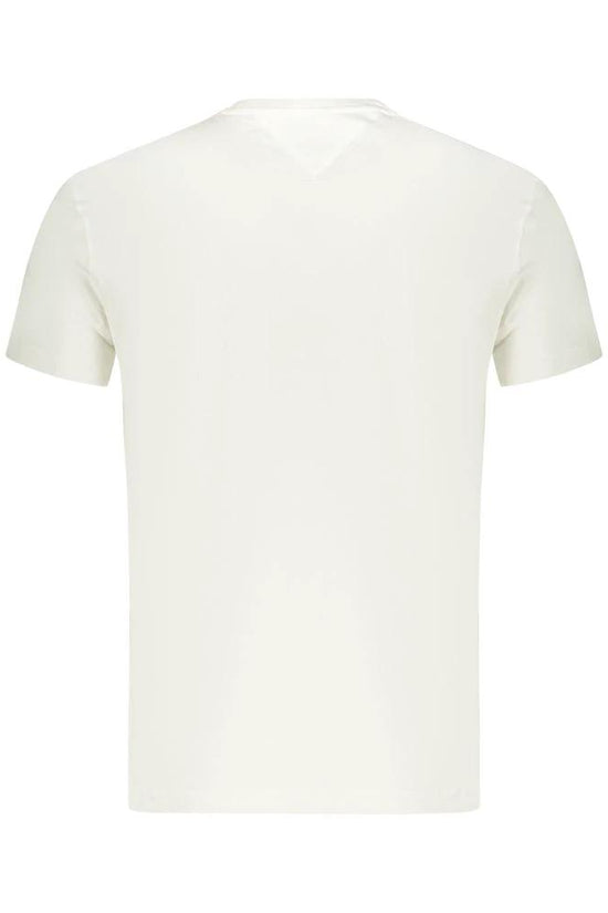 Tommy Hilfiger Weißes Baumwoll-T-Shirt für Herren by Tommy Hilfiger