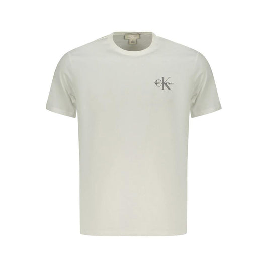 Calvin Klein Weißes Baumwoll-T-Shirt für Herren by Calvin Klein