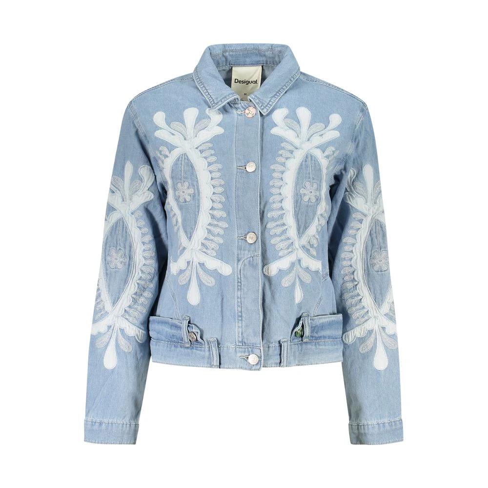 Desigual Azzurro Baumwolljacke für Damen by Desigual