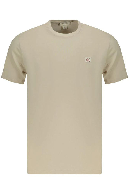 Calvin Klein Beige Baumwoll-T-Shirt für Herren by Calvin Klein