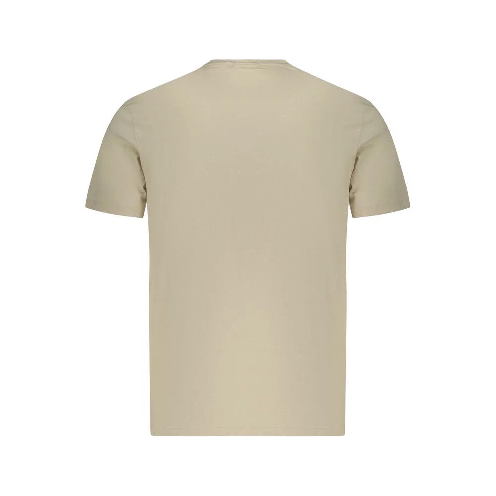 Calvin Klein Beige Baumwoll-T-Shirt für Herren by Calvin Klein