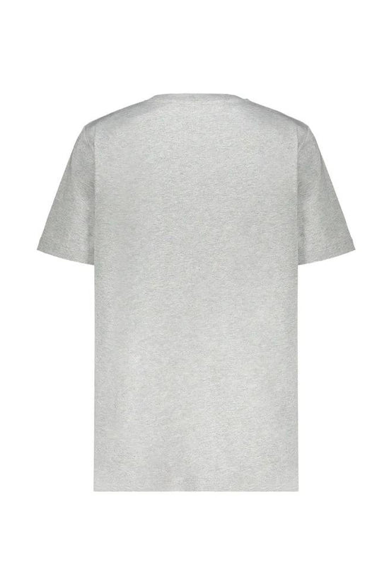 Balmain Graues Baumwoll-T-Shirt by Balmain
