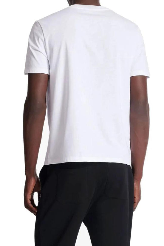 Balmain Weißes Baumwoll-T-Shirt by Balmain