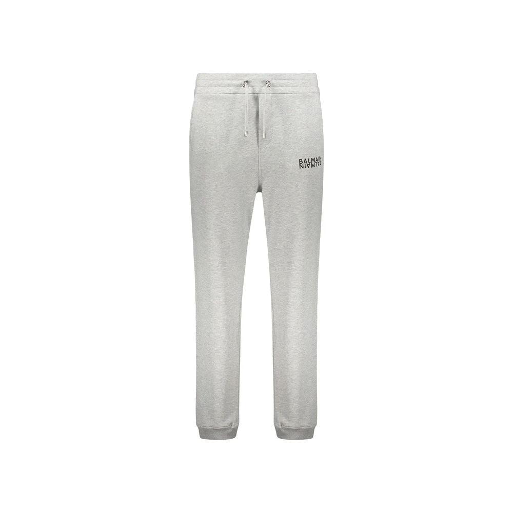 Balmain Graue Baumwoll-Jogginghose (Trainingshose) by Balmain