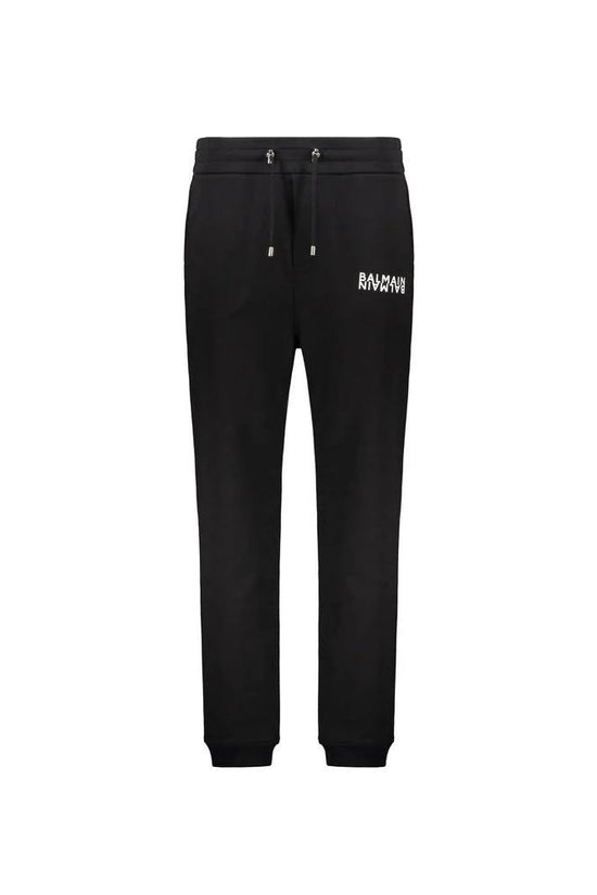 Balmain Schwarze Baumwoll-Jogginghose (Trainingshose) by Balmain